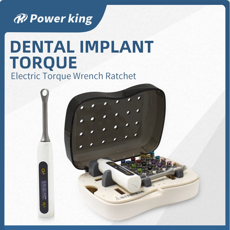 

Dental Electric Torque Wrench Implant Drills Screw Removal Kit Screwdriver for Implanting Teeth