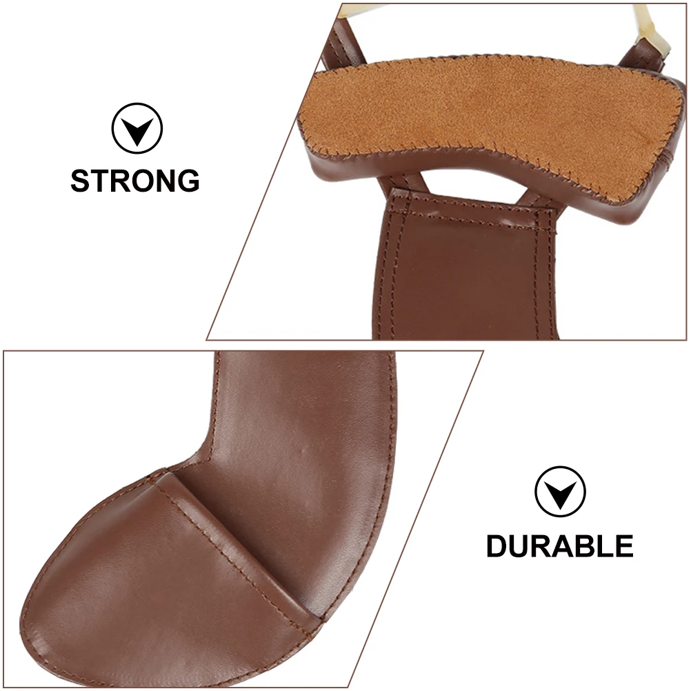 

2Pcs 34 44 Violin Shoulder Rest Holder Coffee Color Essential Tool For Students And Professionals