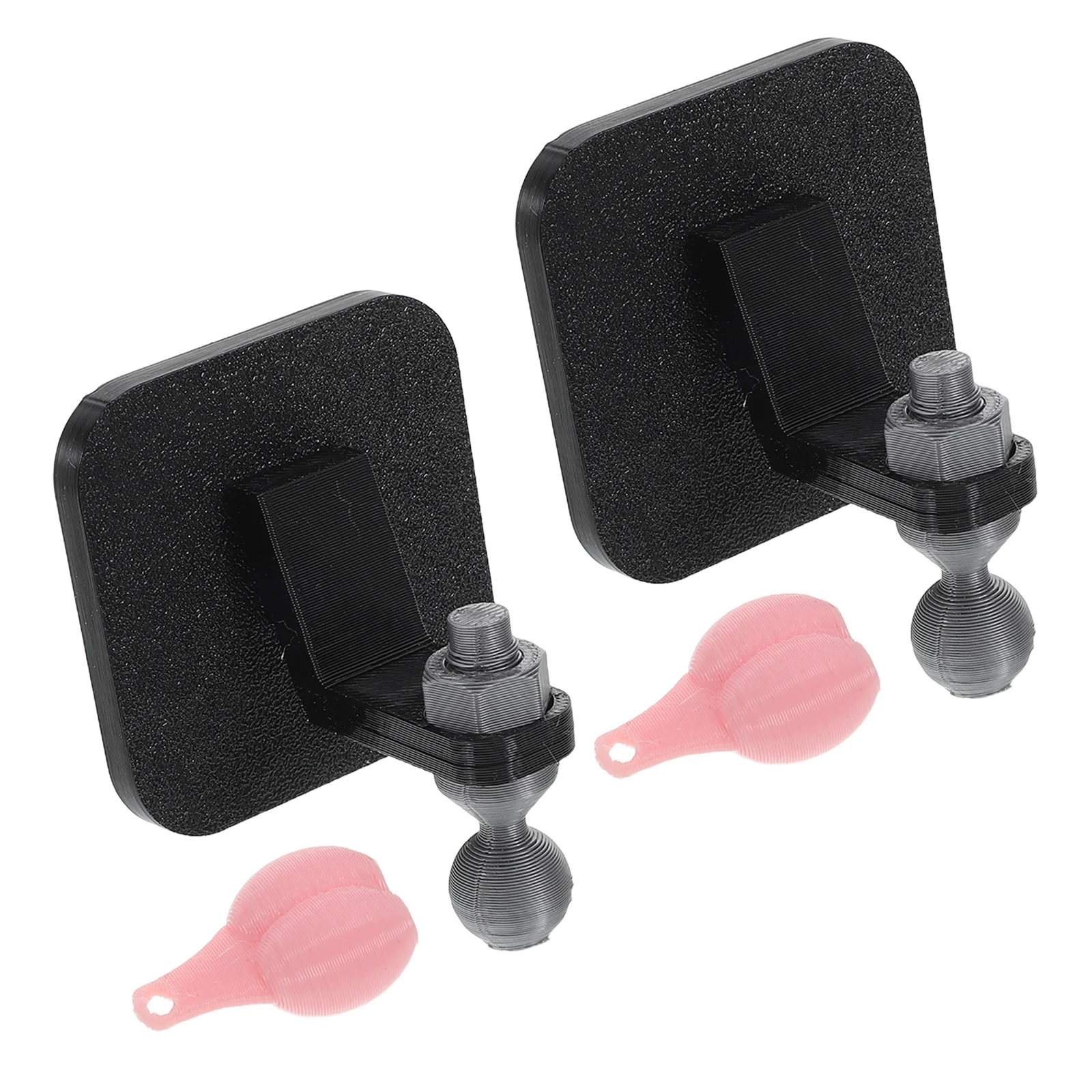 

2Pcs Micro Trailer Hitch Ball Cover Mini Nut Funny Durable Tow Hook Protector Truck Exterior Accessories Trailer Hook Cover