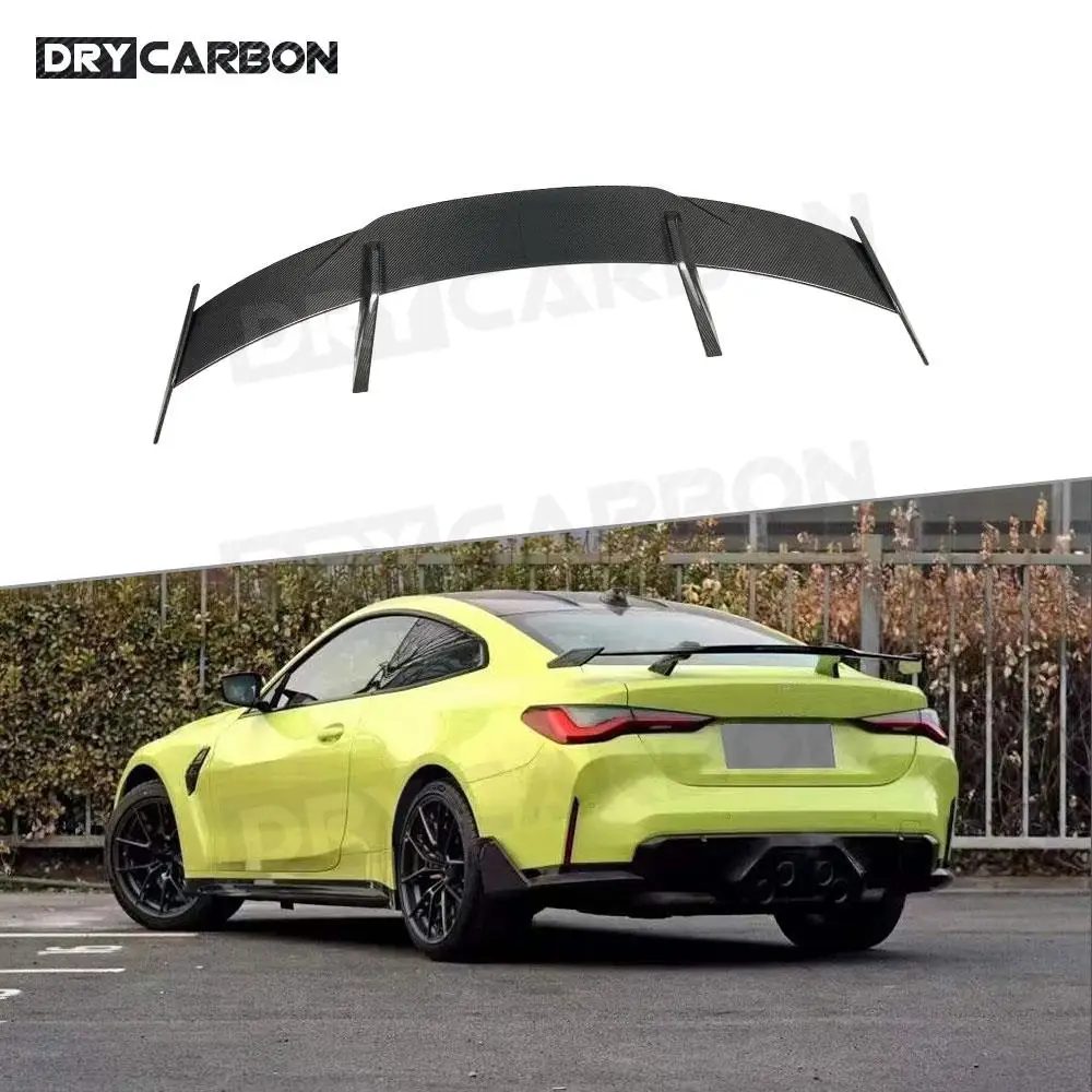 Dry Carbon Fiber Duckbill Rear Trunk Wing Spoiler for BMW M1 M3 M4 M5 M6 G22 G23 G42 G80 G82 G14 F32 F36 2021 Rear Trunk Spoiler