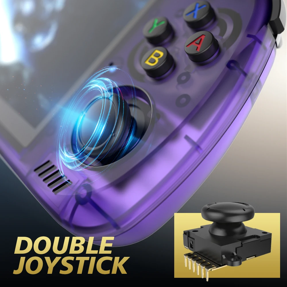 BOYHOM R46H PRO ريترو وحدة تحكم ألعاب فيديو محمولة RK3326 لينكس ARKOS 4.2 بوصة IPS R36H PRO MAX مشغل فيديو جيب محمول 64 جيجابايت #2