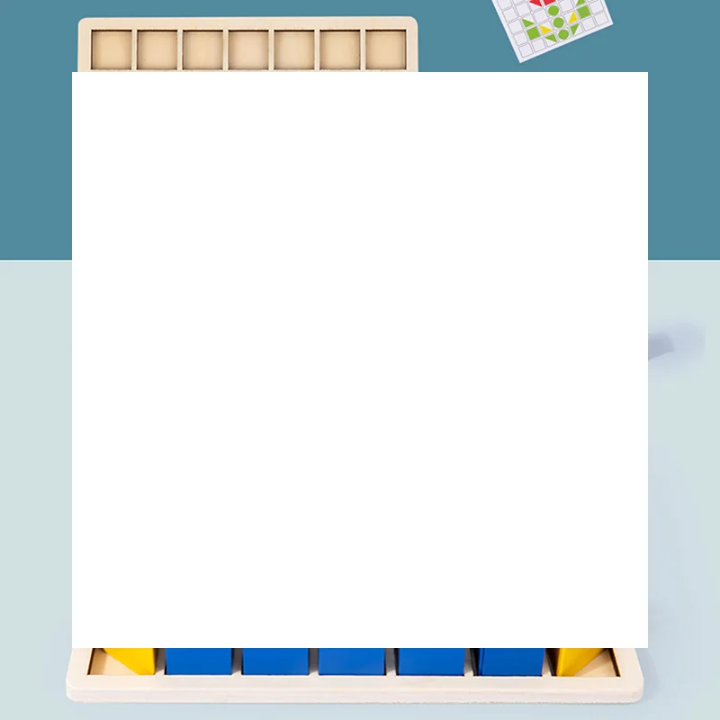 

Деревянные креативные блоки-головоломки для детей Монтессори, цвет, форма, соответствующие развивающие игрушки для раннего образования, детская интеллектуальная игра