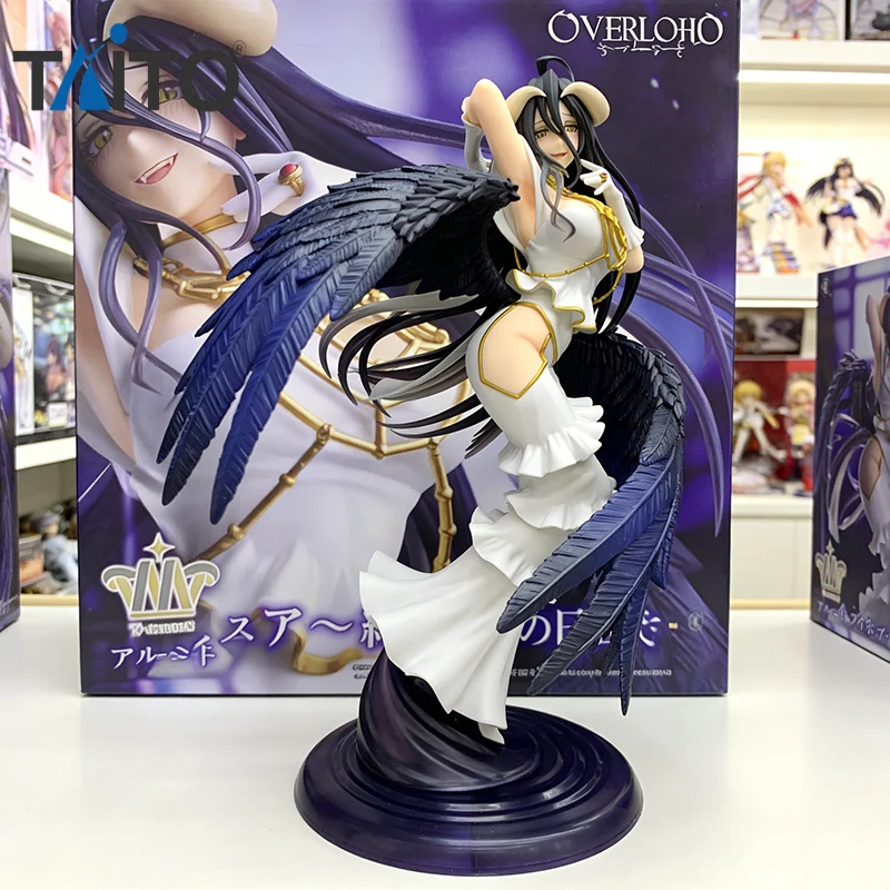 In Stock TAiTO T-most OVERLORD Albedo -The Pure White Devil Ver.- PVC 25CM Anime Action Figures Model Toy