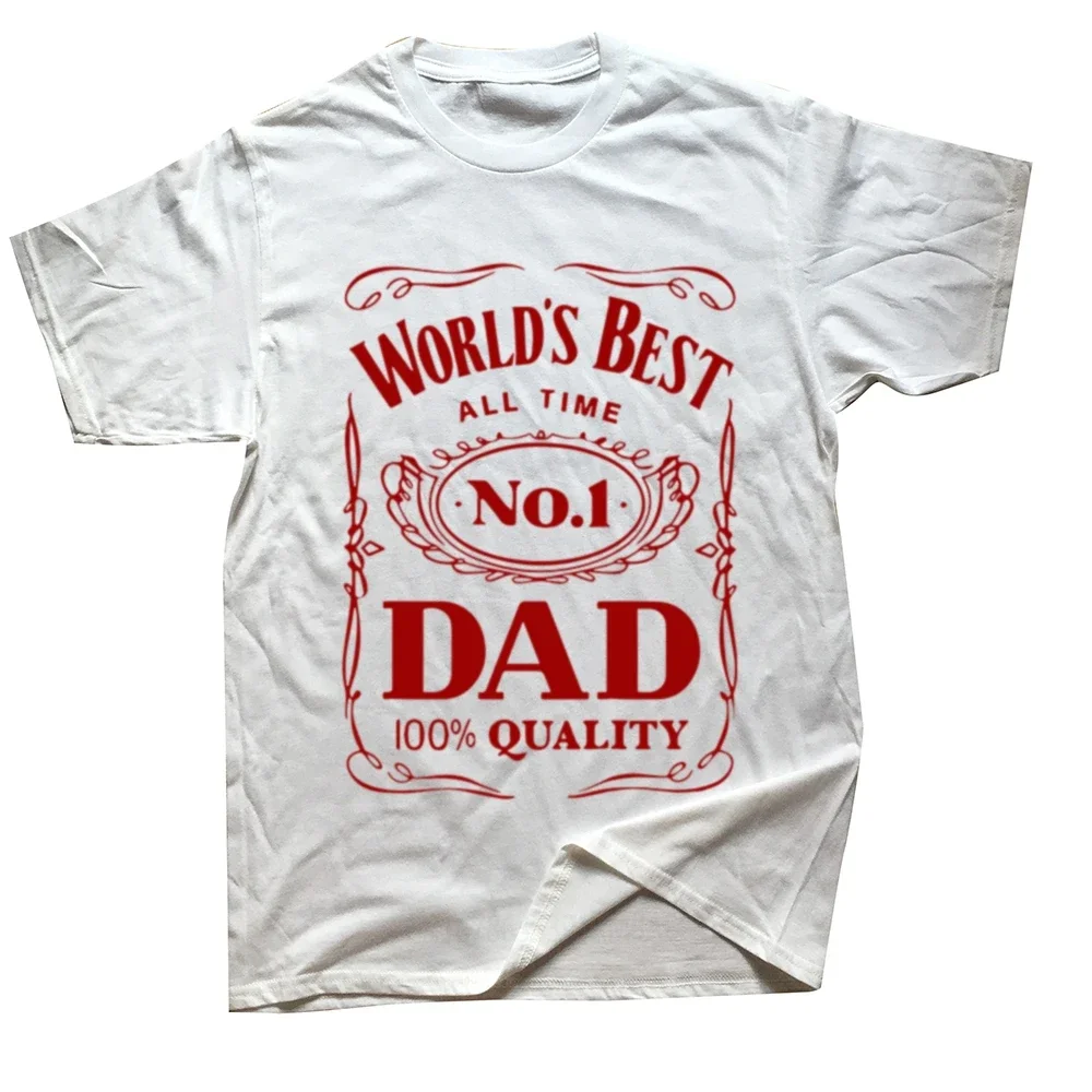 World´s Best Dad Daddy Father Funny Father's Day T-Shirt New Dad First Time Dad Classic T Shirt for Men Graphic Top Tees