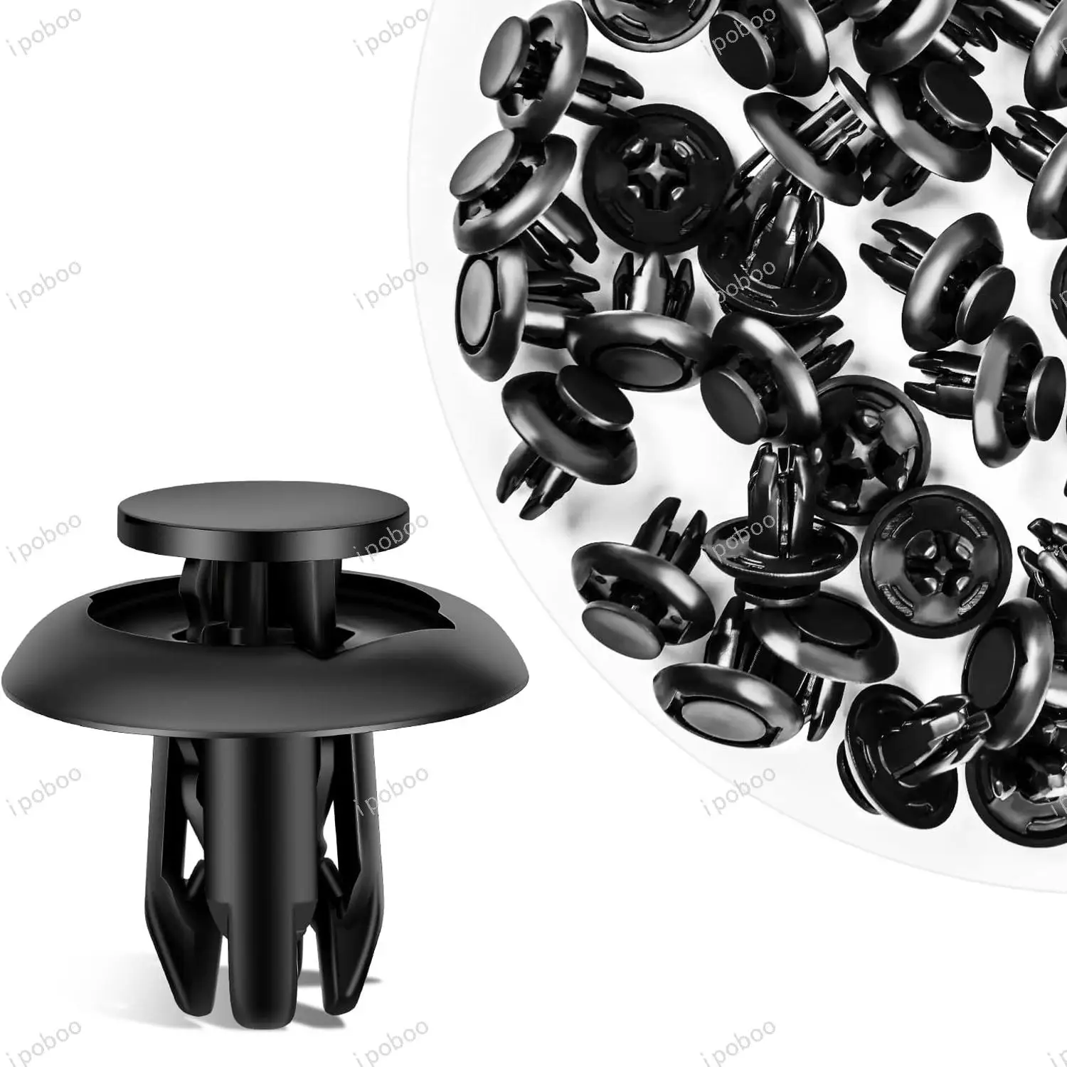 

50Pcs Bumper Engine Cover Fender & Quarter Panel Push-Type Retainer For Mazda 3