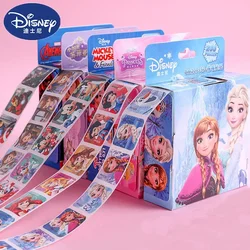 200 Sheets/Box Disney Cartoon Pull Out Stickers Princess Frozen Mickey Mouse Minnie Sticker Girl Boy Teacher Reward Toys Gift