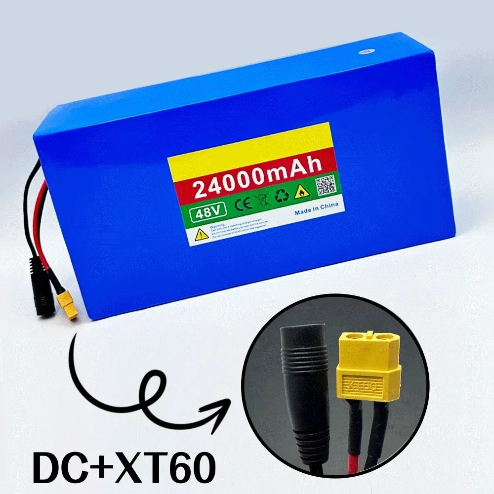 24000mAh 48V 13S6P Li-ion Battery Pack 2000W Citycoco Motorized Scooter Battery Built In 50A BMS+54.6V 2A Charger 2026