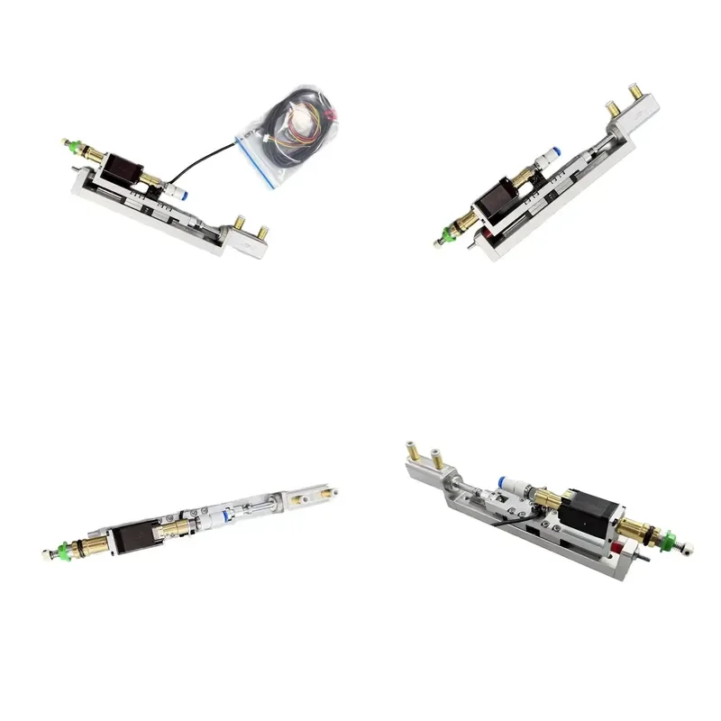 Multi-stage Buffer Bearing Cylinder Linear Guide Rail R-axis Hollow Suction Cup Position Sensing Capabilities Aluminum