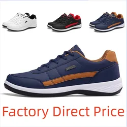 Supplier Leather Men's Shoes Sports Shoes Trendy Casual Shoes Ltalian Light Casual Men's Sneakers Men's Running Shoes