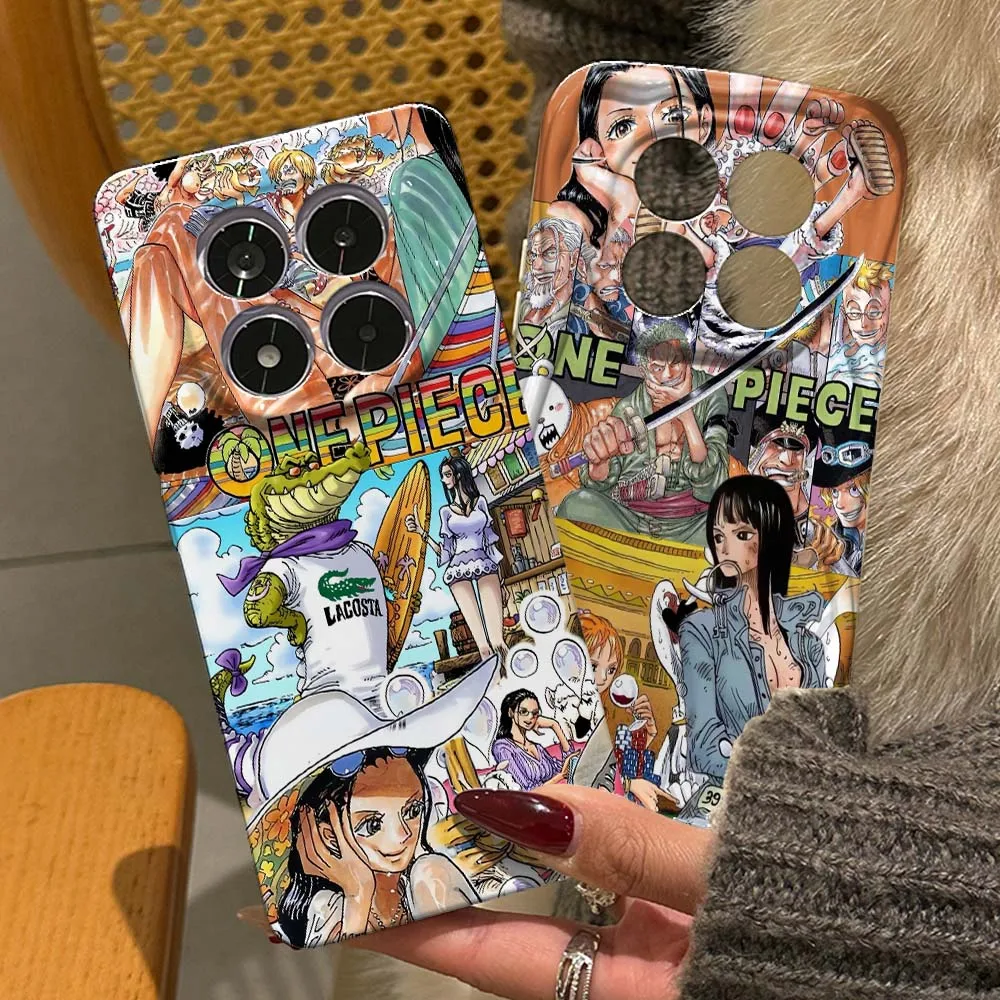 

One Piece Nico Robin For Redmi Note 15 14 13 12 12S 12T 11 11T 11S 10 10S SE Pro Plus 4G 5G Feilin Wave Oil Shell Cover