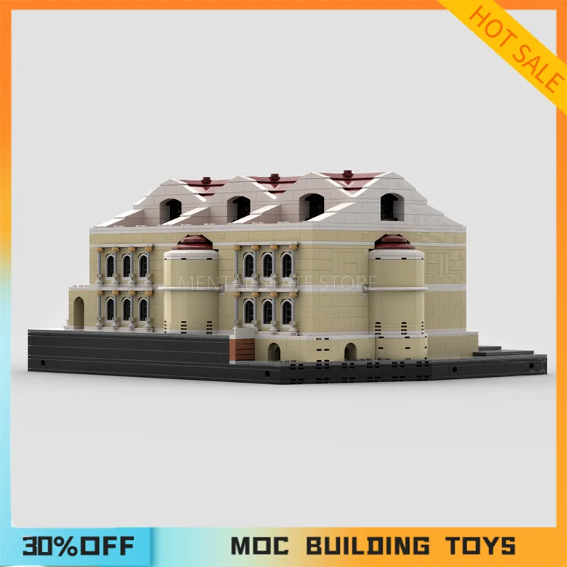 Bloques de construcción MOC Basilica di Massenzio para niños, montaje creativo educativo de juguete, personalizado, regalo de vacaciones, 2423 piezas