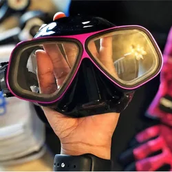 Máscara de buceo libre similar de Apollo, máscara con marco de aleación de aluminio, gafas de natación, máscaras de buceo de 65cc, juego de tubos húmedos para snorkel