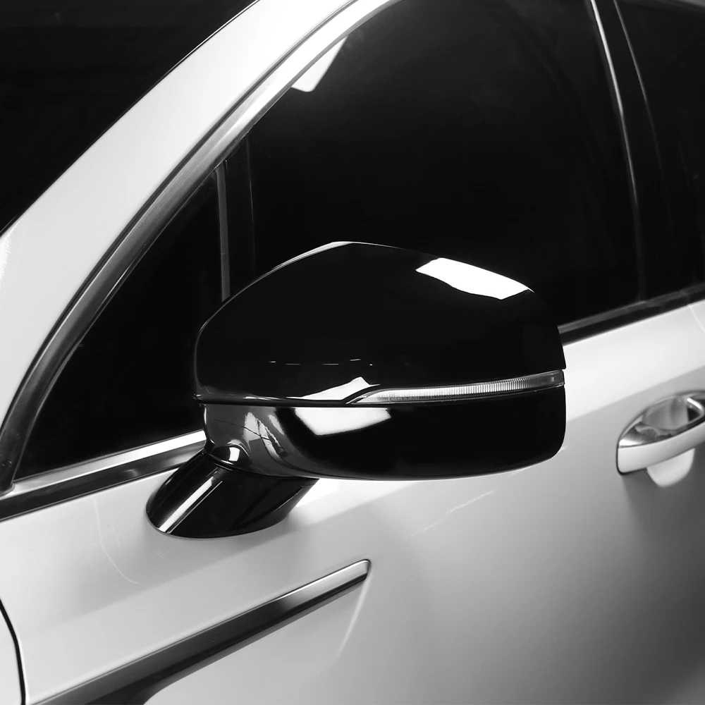 For Tuning Kia Sorento MQ4 2021-2026 Mirror Cover Automotive Exterior Accessories Bright Black Rear View Mirror Cap Side Covers