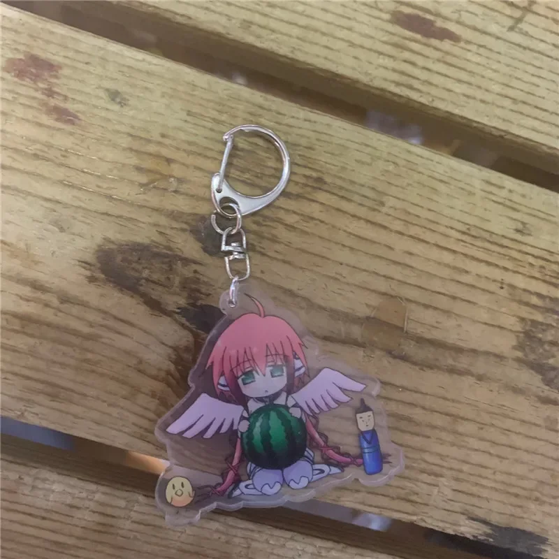 Anime Ikaros Nymph Acrylic Keyring keychain strap Figure Hanging Accessories 6cm