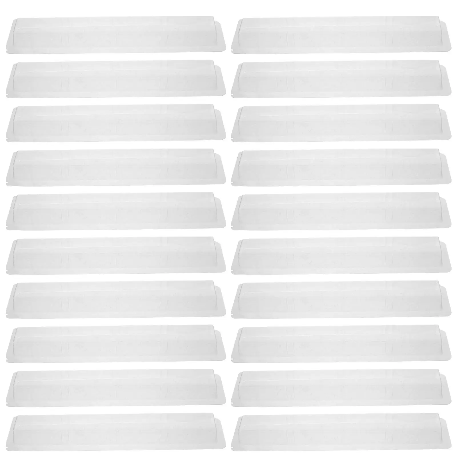 

20pcs Clock Pointer Box PVC Quartz Clock Hands Protective Box Transparent Case Cover For Wall Timepiece Pointers