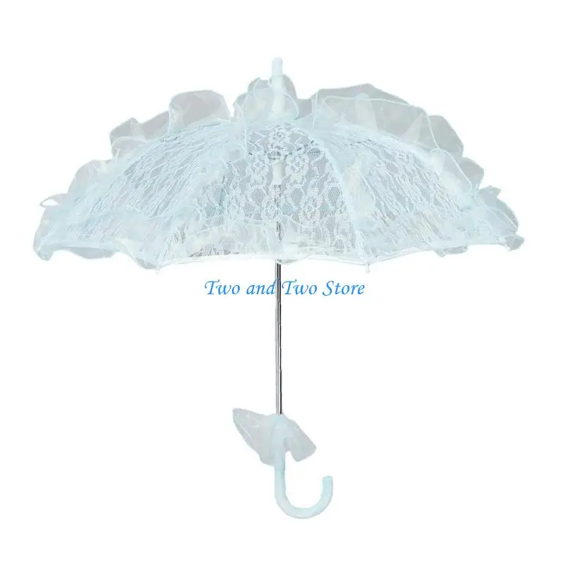 HX6F Popular Lace Parasol Flower Pattern Umbrella For Wedding Ceremon And Celebration