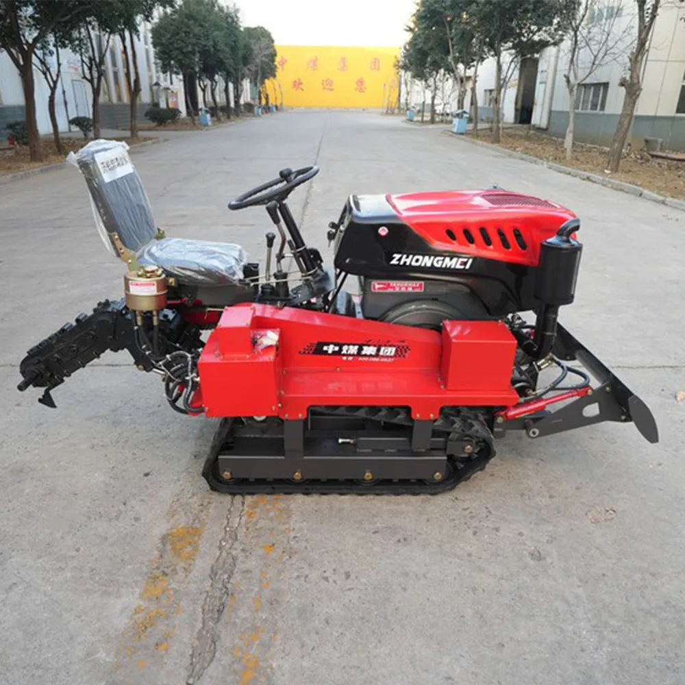 Agricultural Machinery Zhong Mei Cultivators and Tillers Diesel Farm Cultivator Garden Rotary Tiller Mini Crawler Tractor view 6