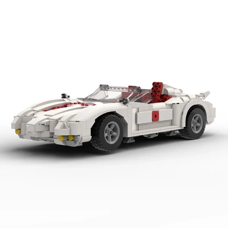 

886 шт. MOC Speed Racers Mach 5 автомобильные блоки модель креативная головоломка строительные блоки игрушки праздничные подарки