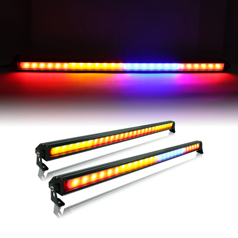 32inch 42inch Offroad 4x4 LED Color chase Light Bar 4x4 Multiple Lamp Modes LED Driving Decorative Light Reversing Brake Lights