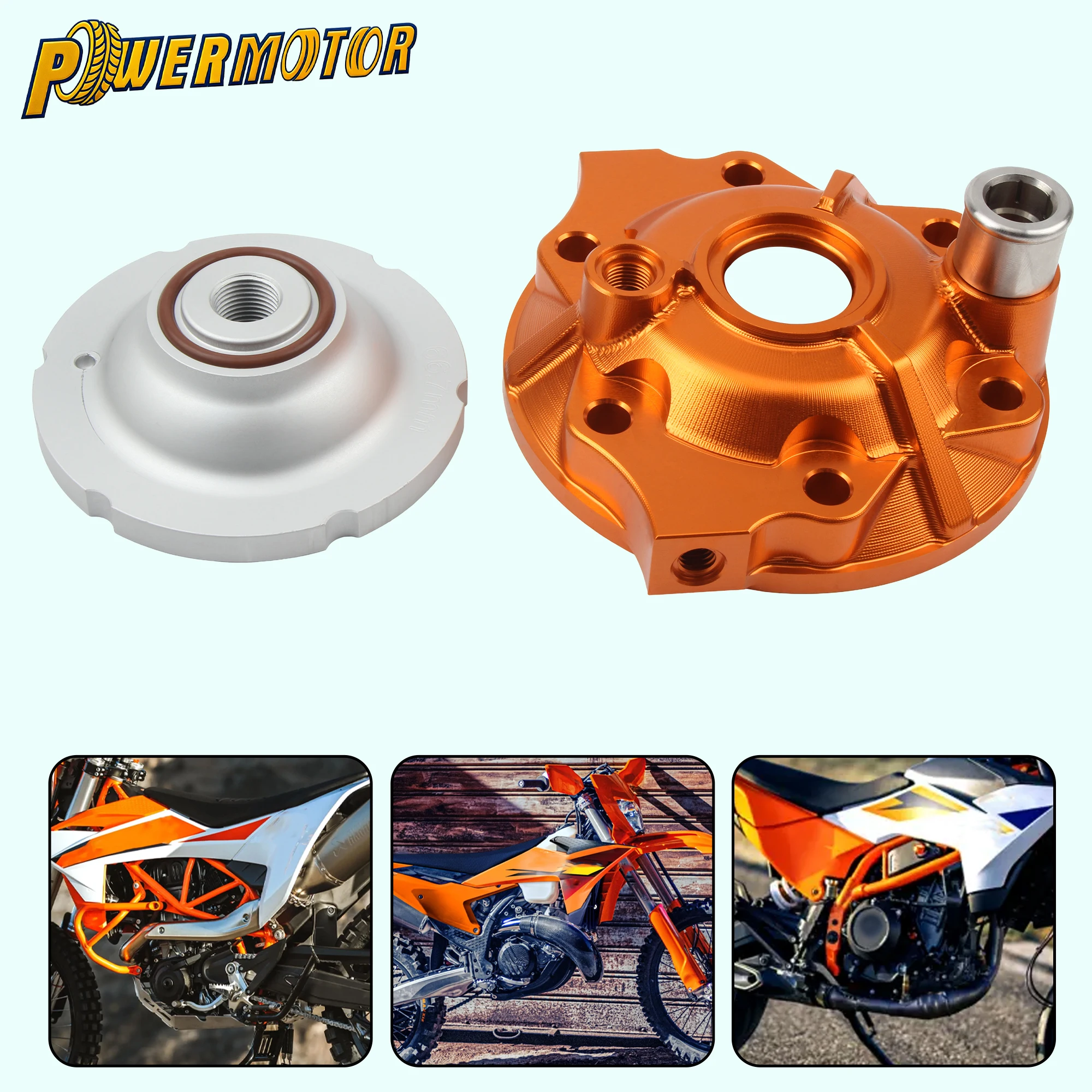 

Motorcycle Engine Cylinder Head Guards Protector Cover For KTM HUSQVARNA EXC XC XCW TE TX 250 300 2017 2018 Two-stroke Enduro