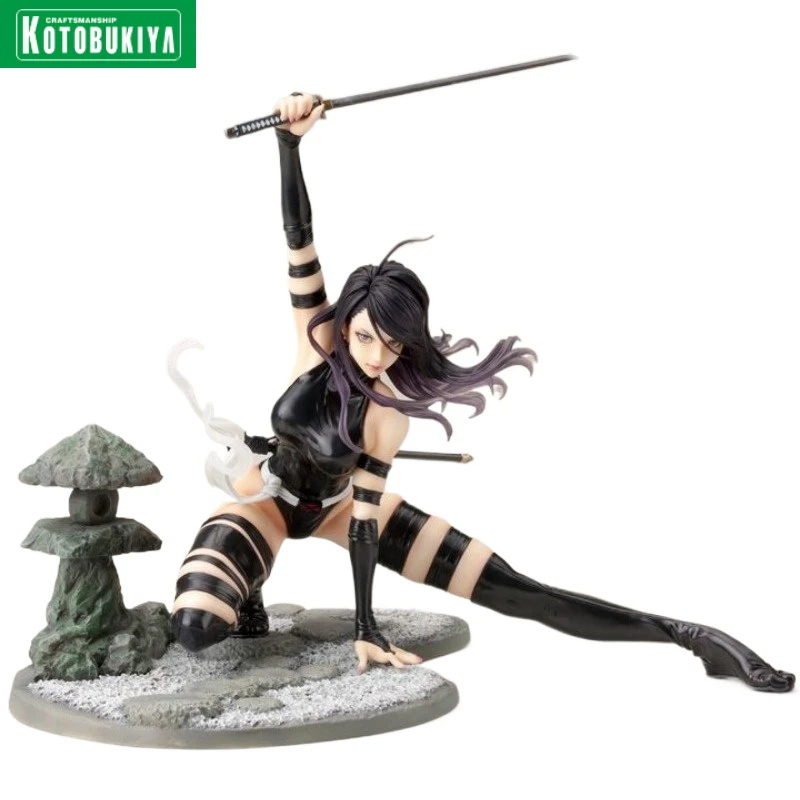 Original Kotobukiya BISHOUJO Statue X-Force PSYLOCKE Anime Action Figure Model Doll Collection Ornament Birthday Toy for Kids