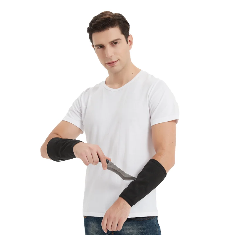 1Pc Anti-Stab Work Protection Safety Arm Guard Stab Resistant Anti-Puncture Avoid Glass Steel Knife Injury Protection Sleeves