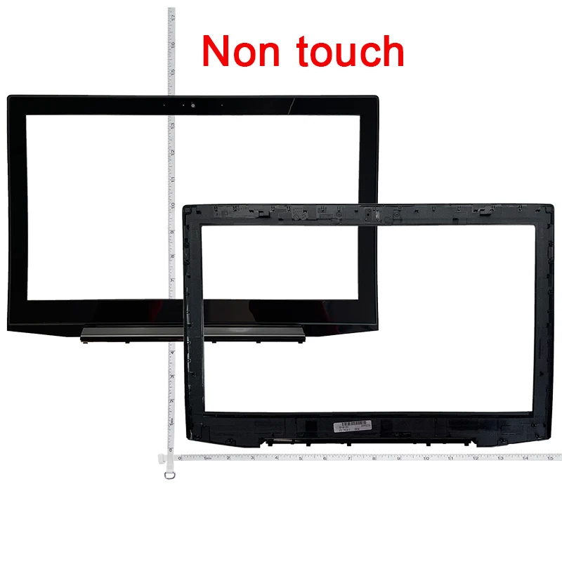 Imagem -04 - Gzeele-lcd Tampa Traseira para Lenovo Y50 Y5070 156 Polegadas Am14r000400 com Tela Sensível ao Toque e Moldura Frontal
