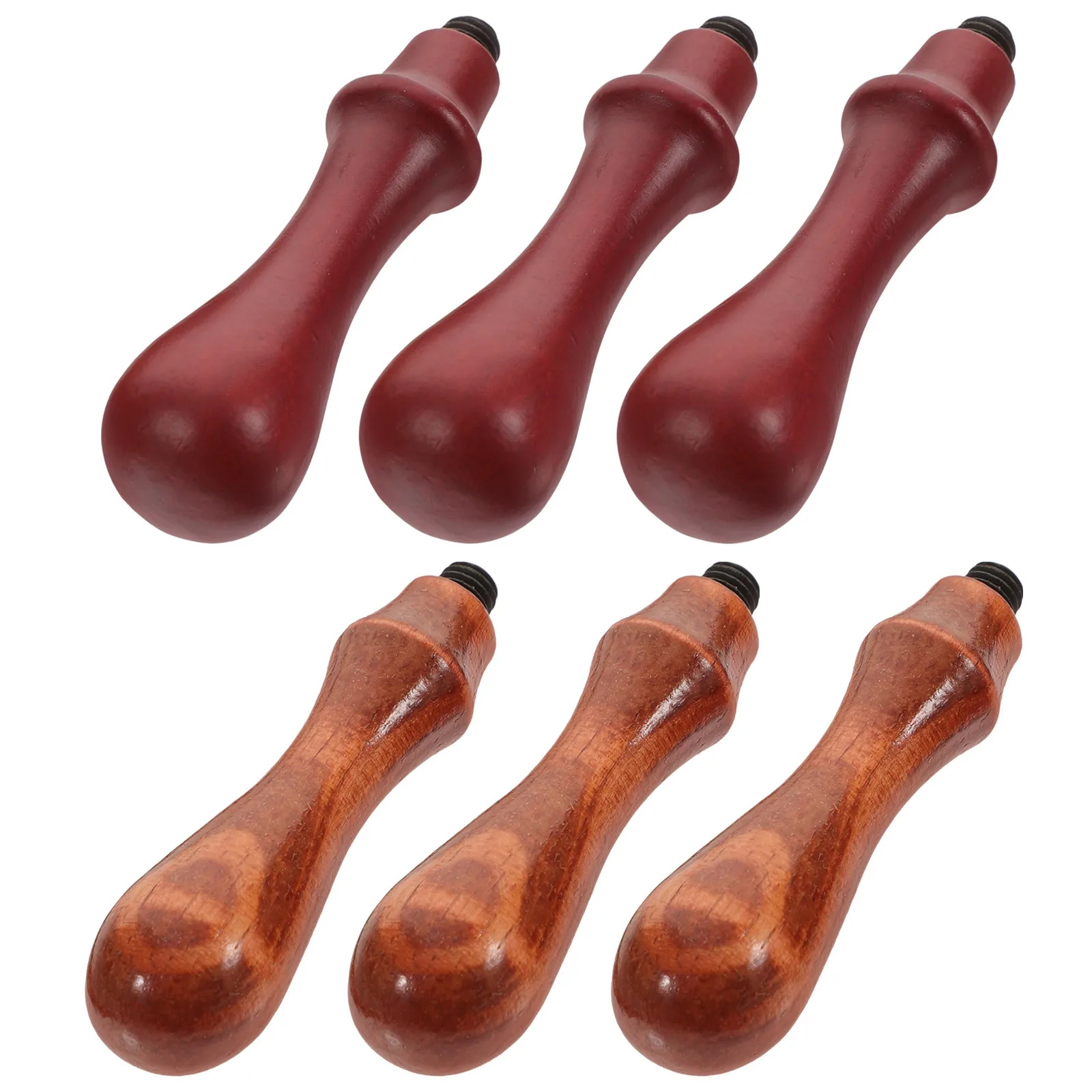 

6pcs Stamp Handle Applicator Seal Seal Stamp Handle Handles Suite for Letter Sealing Replacement Durable Long Life