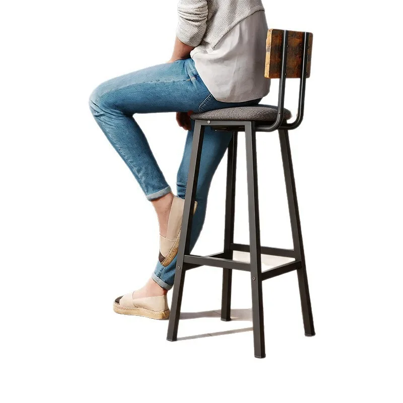 Bar chairs, bar benches, modern high benches, front desk high benches, game hall