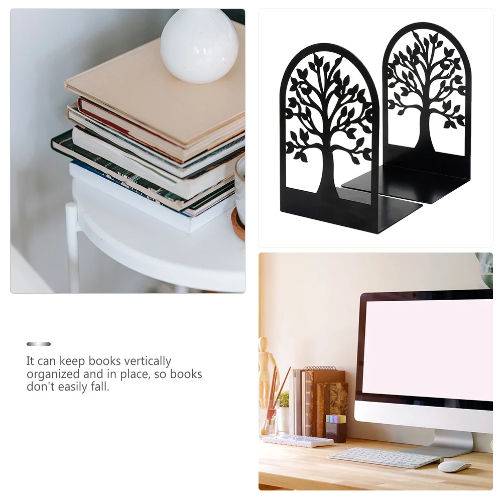 

6pcs Iron Desktop Organizer For Home Office Convenient Holder Storage Book Holder Book Organizer Desktop Accessory