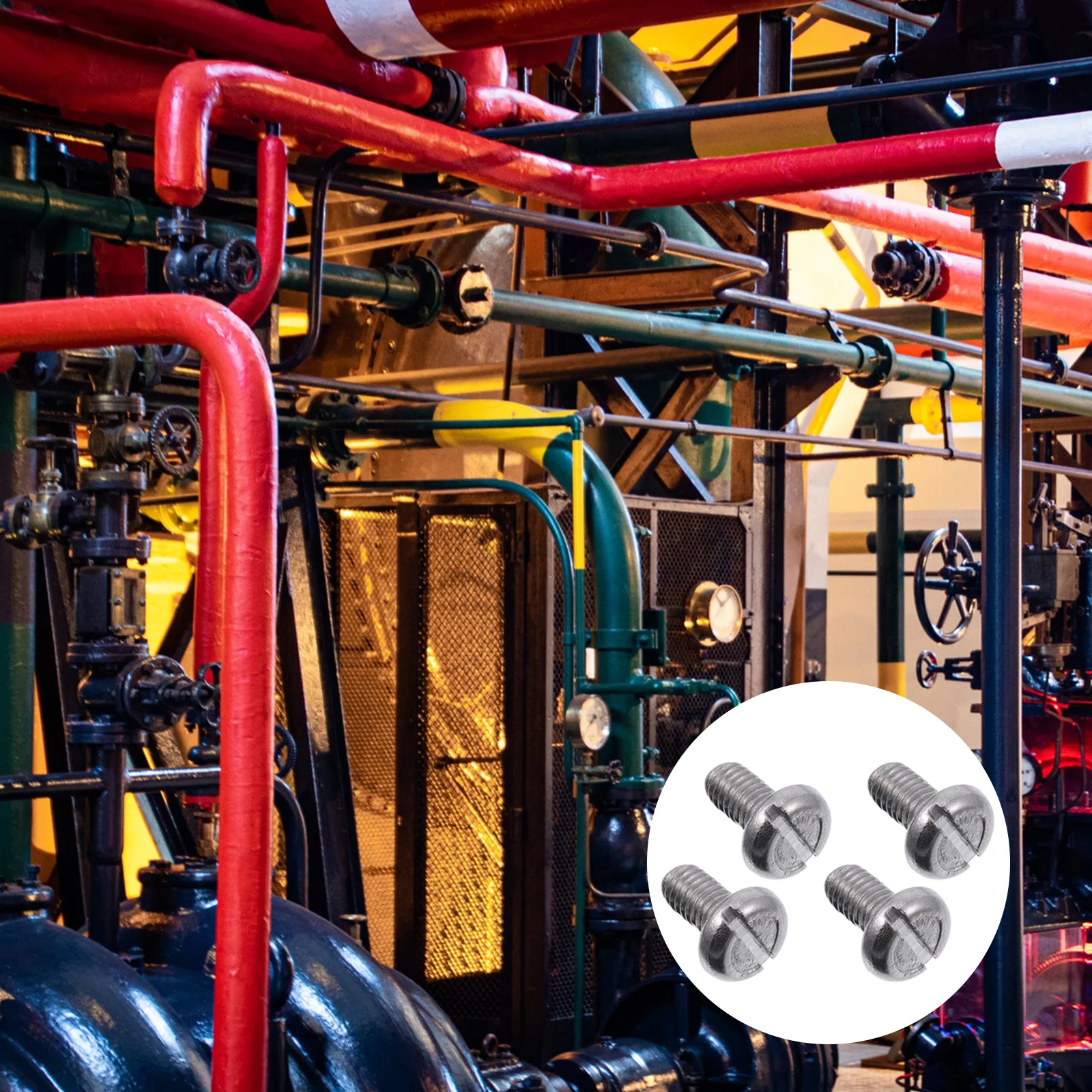 

100Pcs Multi-Purpose Stainless Steel Round Head Screws Fixing Maintenance Repair Practical Kit Stainless Steel Screws