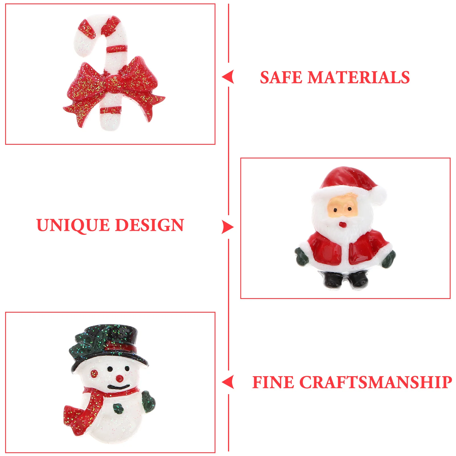 15 قطعة الراتنج احتفالي ثلج الحلي عيد الميلاد ديكور صغير مجموعة لحديقة الديوراما الحرفية مشروع ديكور المنزل الداخلي #3