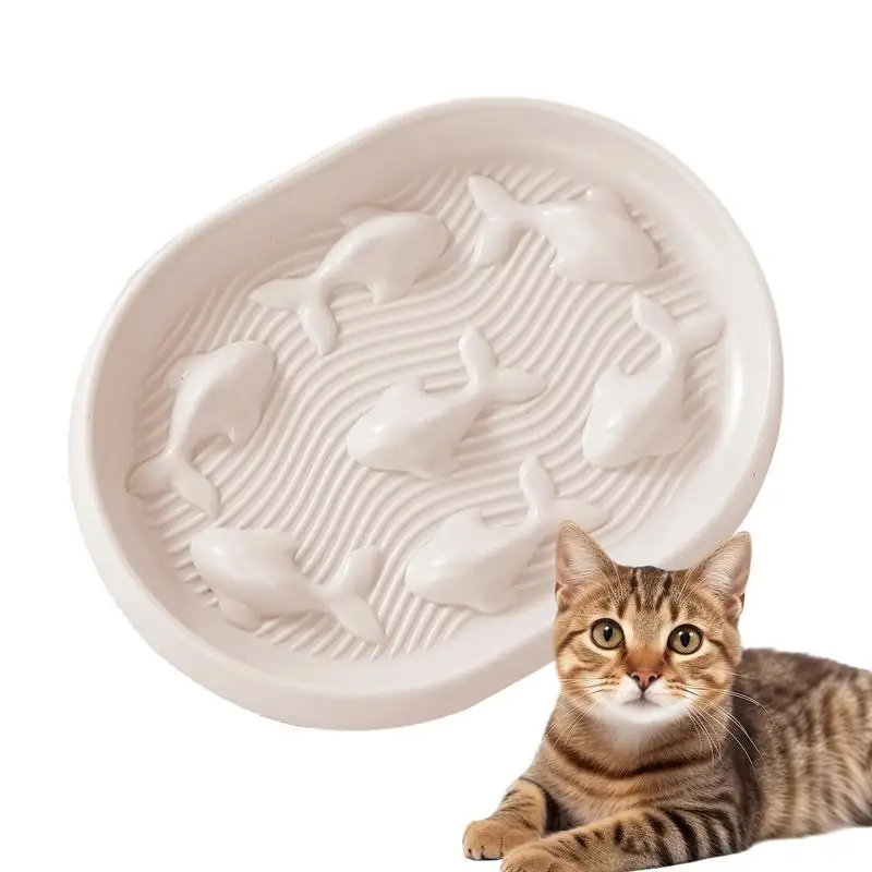 Pet Slow Food Bowl Small Dog Choke-proof Bowl Non-slip Slow Food Feeder Dog Rice Bowl Pet Supplies Available for Cats and Dogs