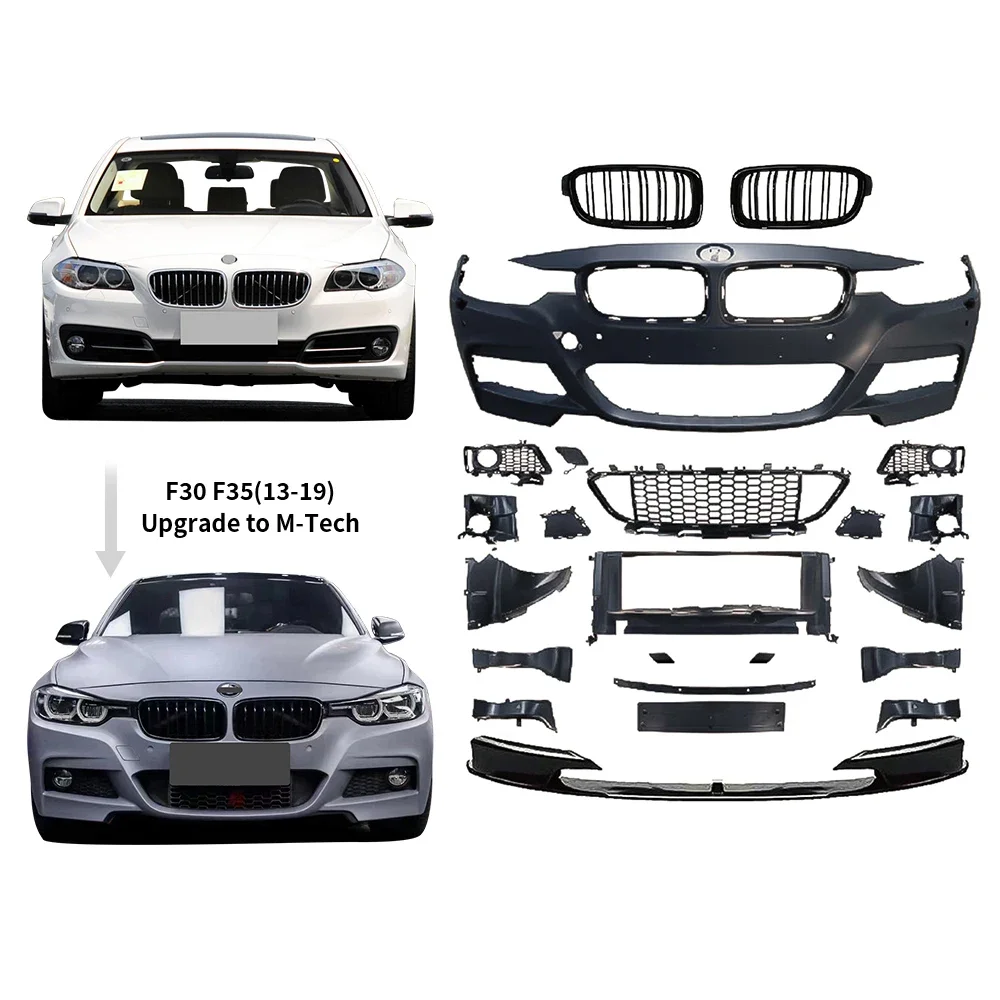 

Full Set M-Tech Car Facelift Rear Front Bumper Bodykit Body Kit for BMW 3 Series F30 F35 2013-2019 Upgrade to M Tech M-Tech M3