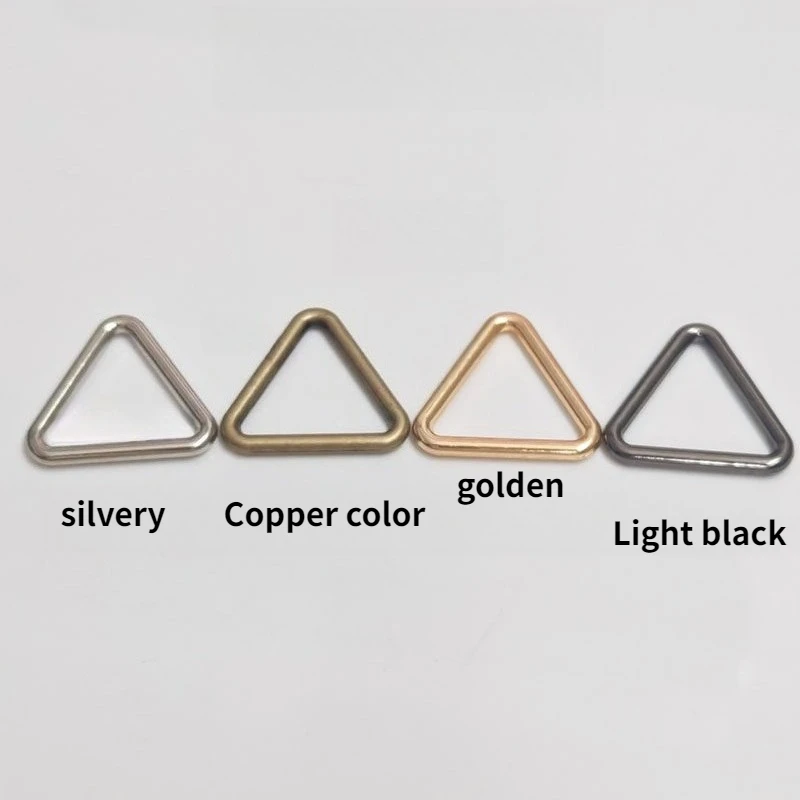 10-27mm Triangular Metal Buckles Clothing Decoration Connection Buckle Dog Collar Hook DIY Accessories