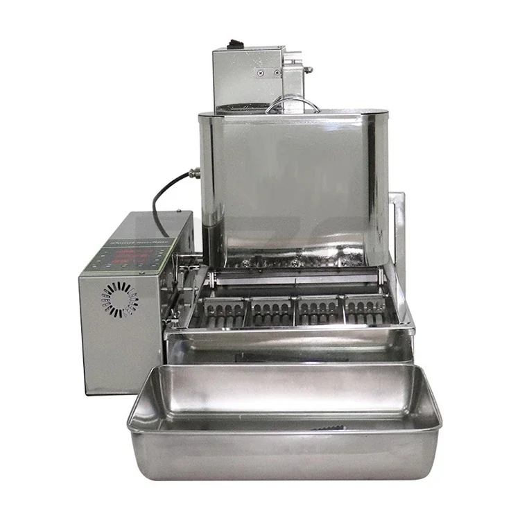 2000W 1800PCS/H Doughnut Maker Donuts Making Machine Temperature Control Single Cylinder Fryer Doughnut Maker Machine