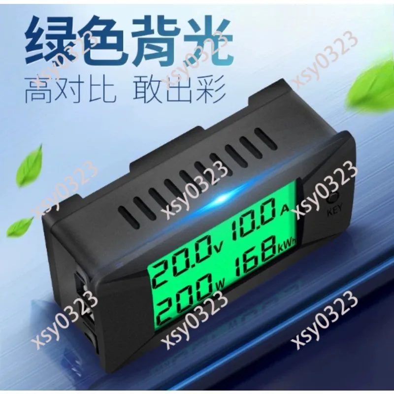 

DC Digital Voltmeter Ammeter 0-300A/300V Power Energy Tester Multimeter