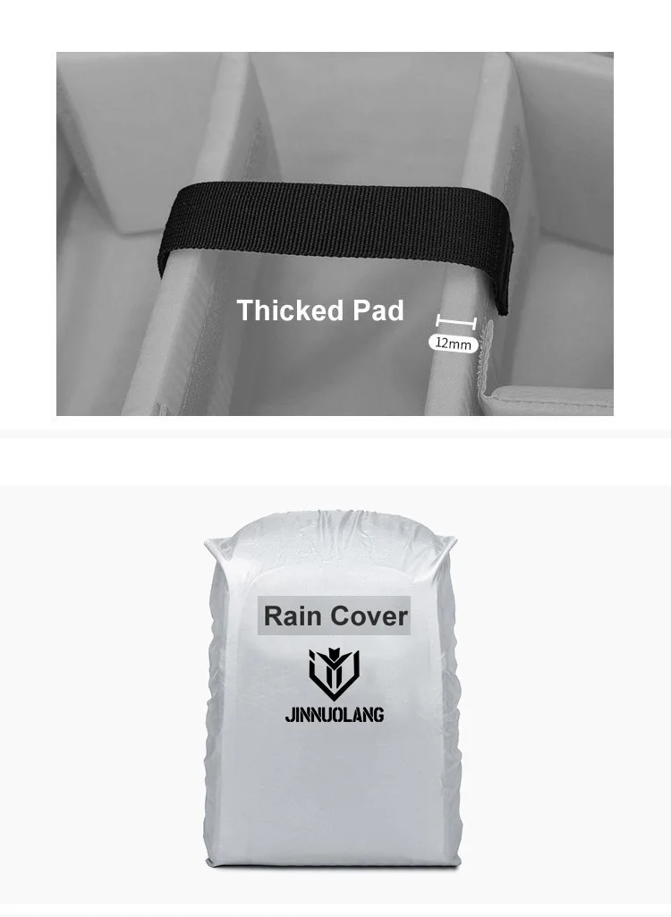 DSLR-Kameratasche, Wasserdicht, Verstellbarer Schultergurt, Robuster Reise-Fotografie-Rucksack, Geeignet für Outdoor-Aktivitäten – Detail 9