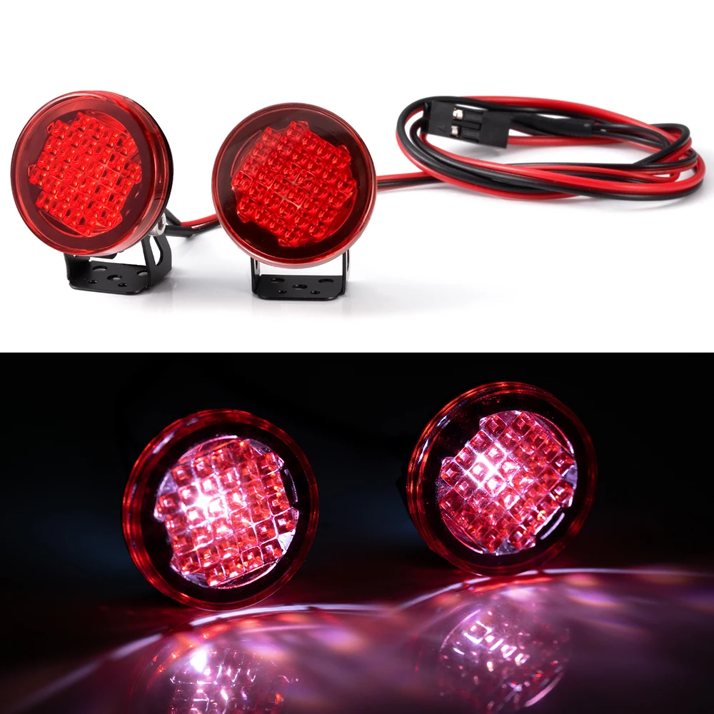 

AXSPEED RC Car Roof Light LED Headlights Spotlight for Axial SCX10 Wraith TRX4 TRX6 Tamiya 1/10 RC Crawler Car DIY Parts