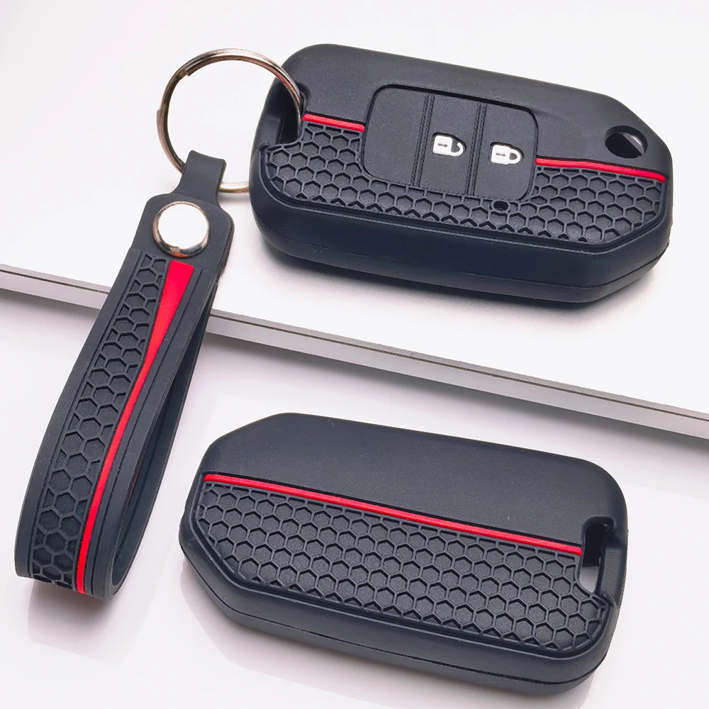 For Honda Accord Civic CRV Jazz Odyssey Textured Remote Cover With Compact Loop Soft Touch
