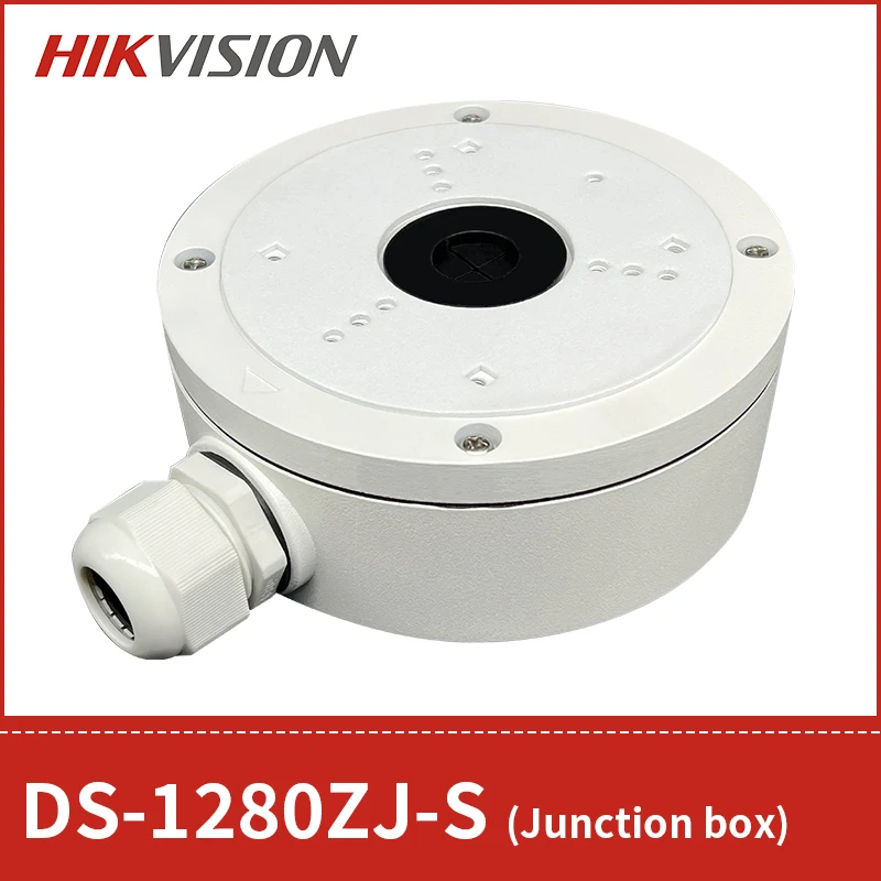 Imagem -03 - Caixa de Junção Hikvision para Câmera Dome Bullet Suporte Acessório Liga de Alumínio Ds1280zj-xs Ds-1280zj-s Ds-1280zj-s Cctv Oem