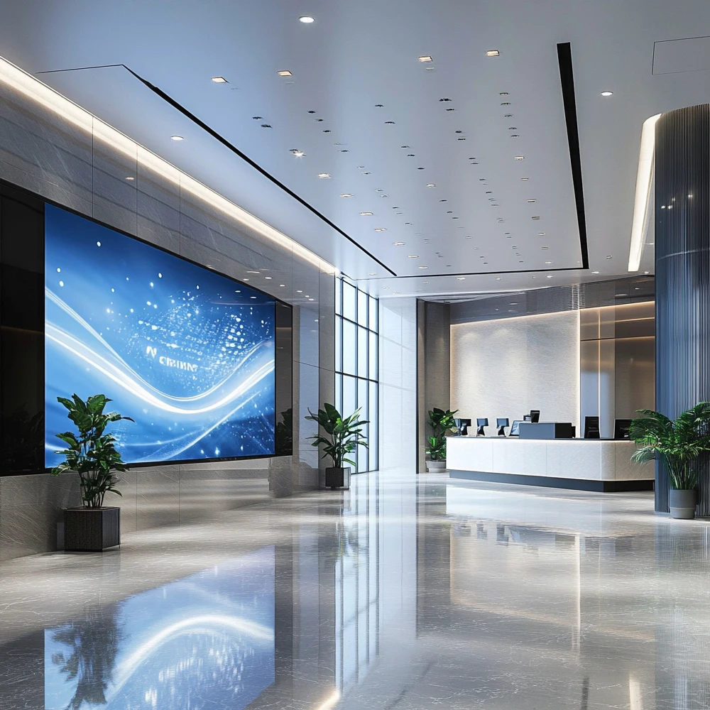 HD P1.25 P1.5 P1.8 P2 P2.5 داخلي منخفض السعر عرض ScreeVideo Wall Led لوحة لاجتماع غرفة الانتظار Launge #4