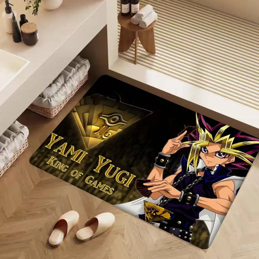 1 قطعة أنيمي Y-Yu G-gi O-oh الحمام حصيرة المضادة للانزلاق امتصاص الماء شريط طويل وسادة غرفة نوم حصيرة ترحيب ممسحة
