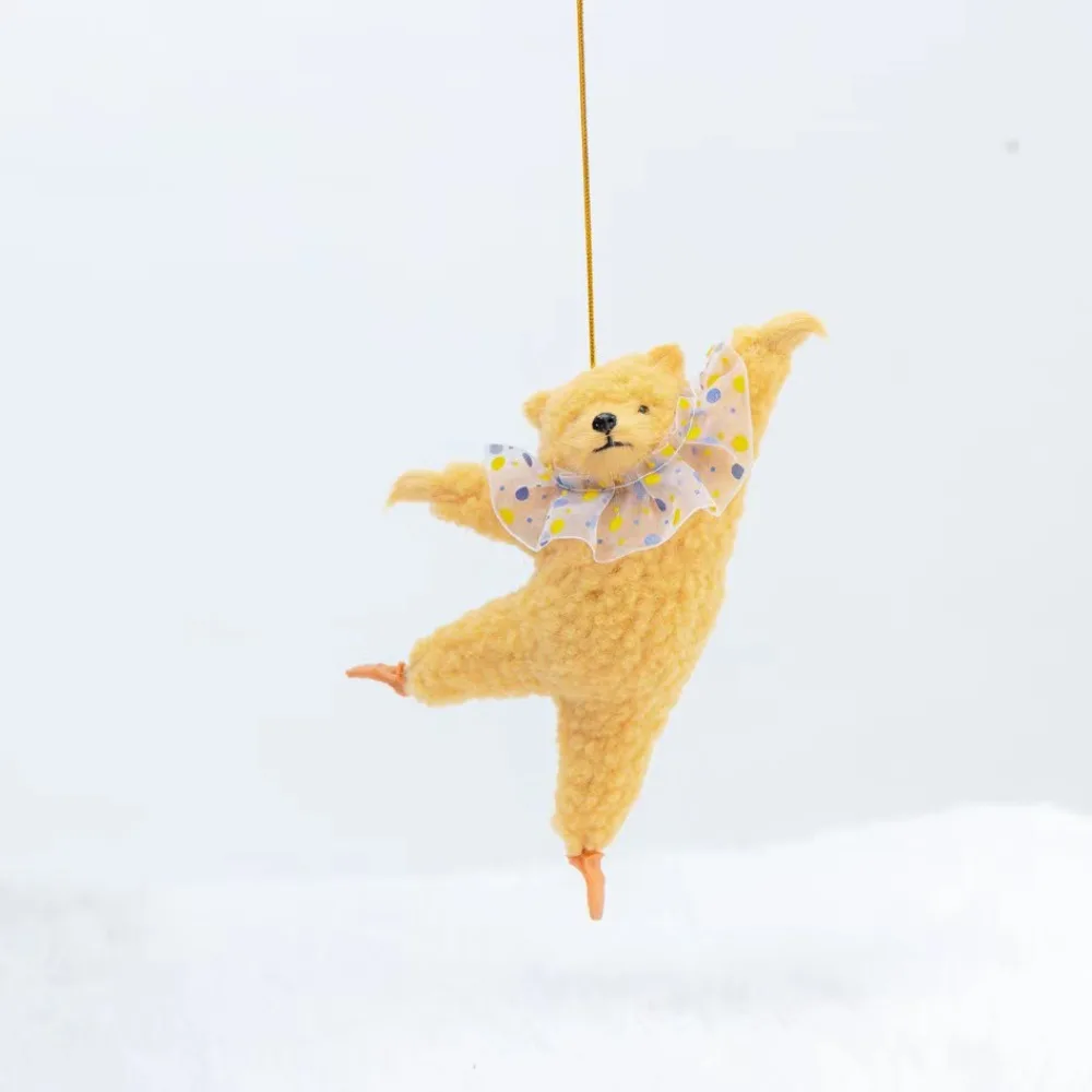 New Cartoon Pendant Ballet Bear High-quality Multipurpose Cute Bear Pendant Birthday Gift Room Bedside Pendant Kids
