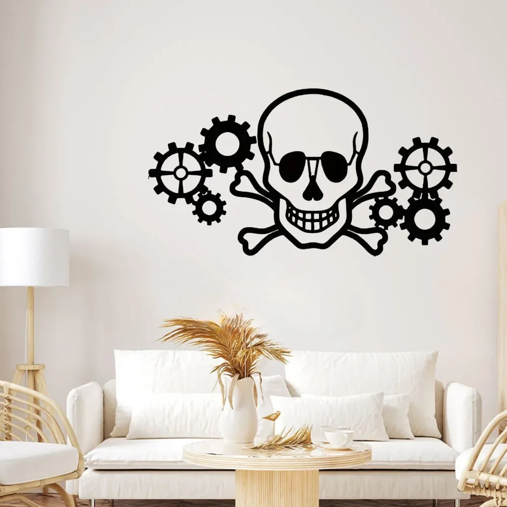 CIFBUY Steampunk Metal Gears Wall Art Iron Industrial Hanging Sculpture Indoor Home Decor Unique Gift