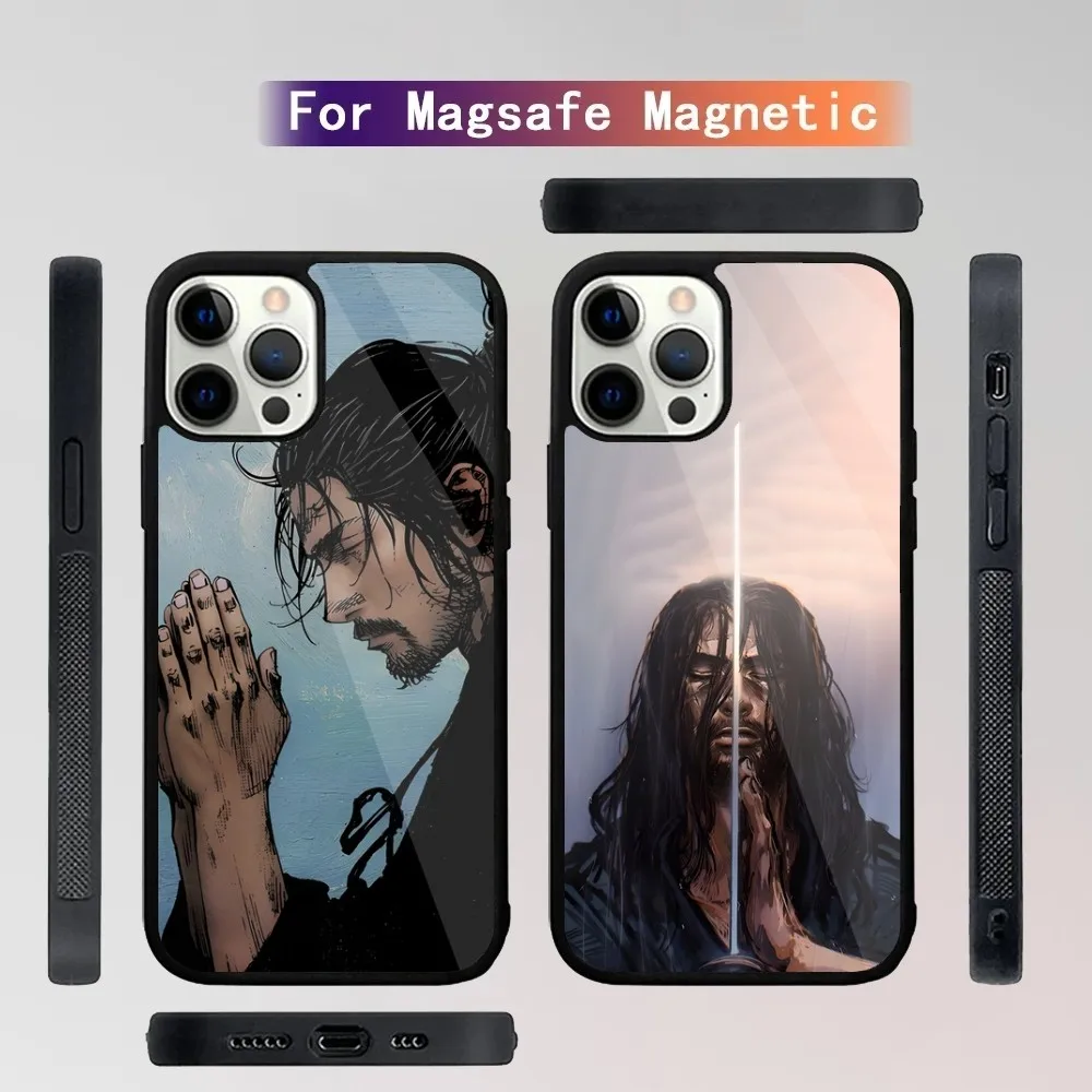 Vagabond Miyamoto Musashi Phone Case For iPhone 15,14,13,12,11,Plus,Pro,Max Mini Magsafe Magnetic Wireless Charging