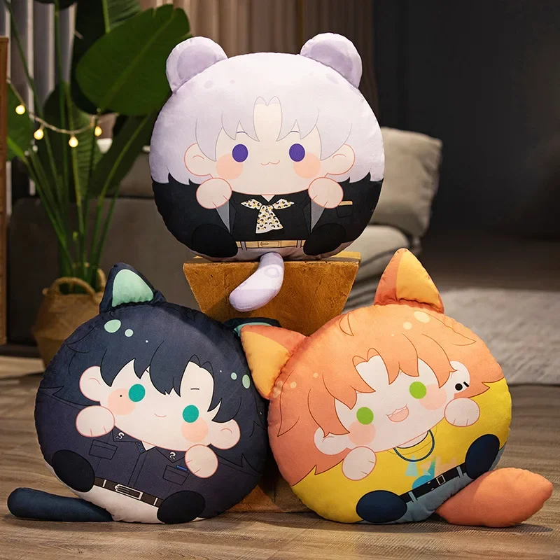 

45CM Game Anime Light and Night Osborn Jesse Sariel Charlie Cosplay Plush Ball Pillow Back Cushion Cotton Doll Mascot Xmas Gift