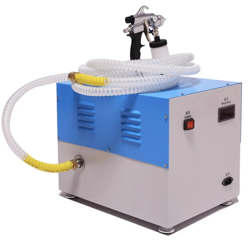 Low-pressure paint spraying machine hot air constant temperature turbine high atomization environmental protection