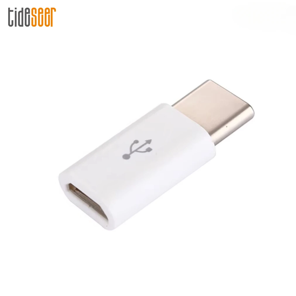 300pcs Type C Male To Micro USB Female OTG Adapter Micro-B To USB-C Data Cable Connector Converter For Android Phone Tablet