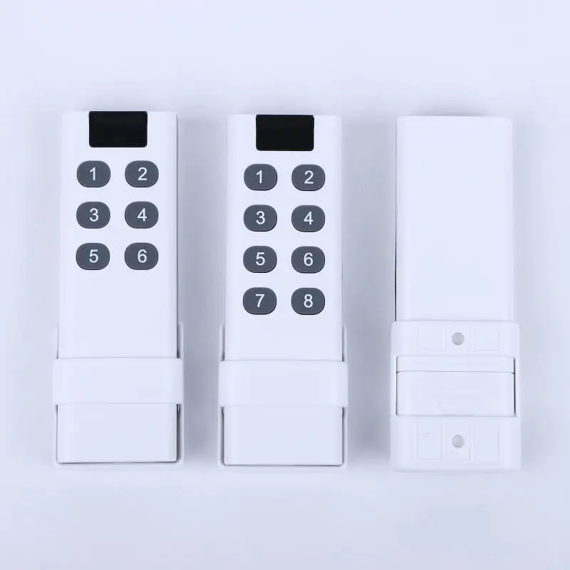 Home 433MHz Wireless Learning Code Digital Remote Control Transmitter For Long Distance Wireless Remote Control With 4/6/8/10Key